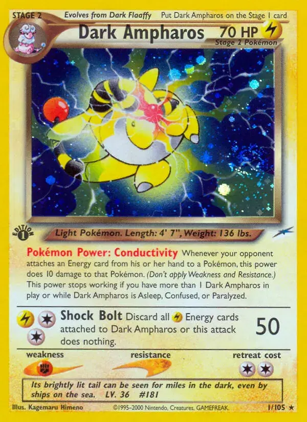 Dark Ampharos Neo Destiny 1