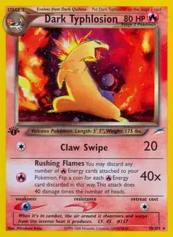 Dark Typhlosion Neo Destiny