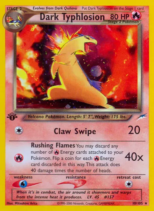 Dark Typhlosion Neo Destiny 10