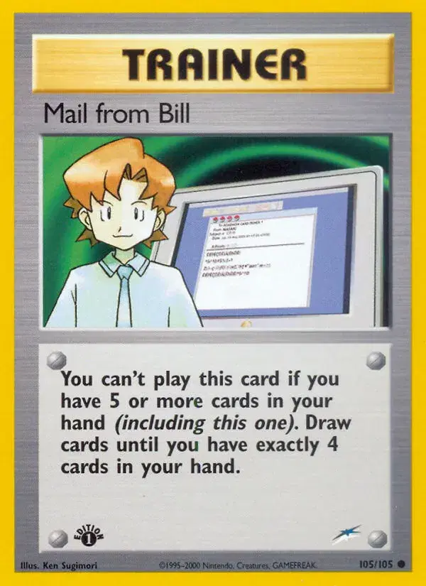 Mail from Bill Neo Destiny 105
