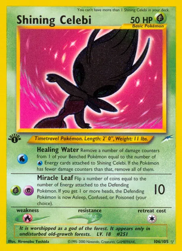Shining Celebi Neo Destiny 106