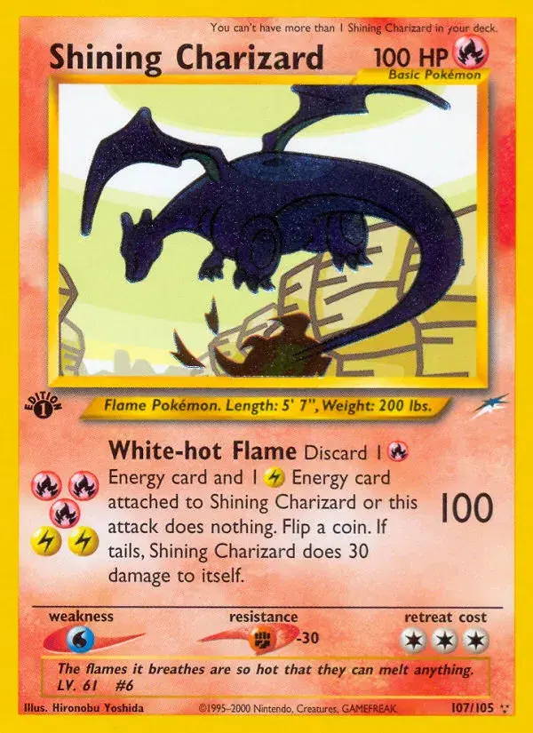 Shining Charizard Neo Destiny 107