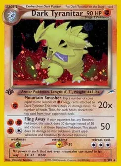 Dark Tyranitar Neo Destiny
