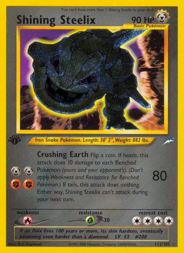 Shining Steelix Neo Destiny 112