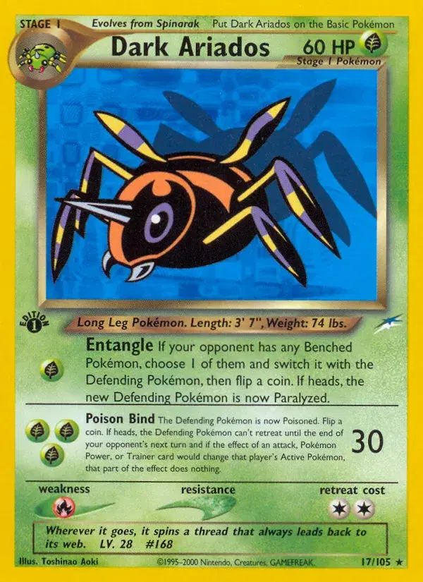 Dark Ariados Neo Destiny 17