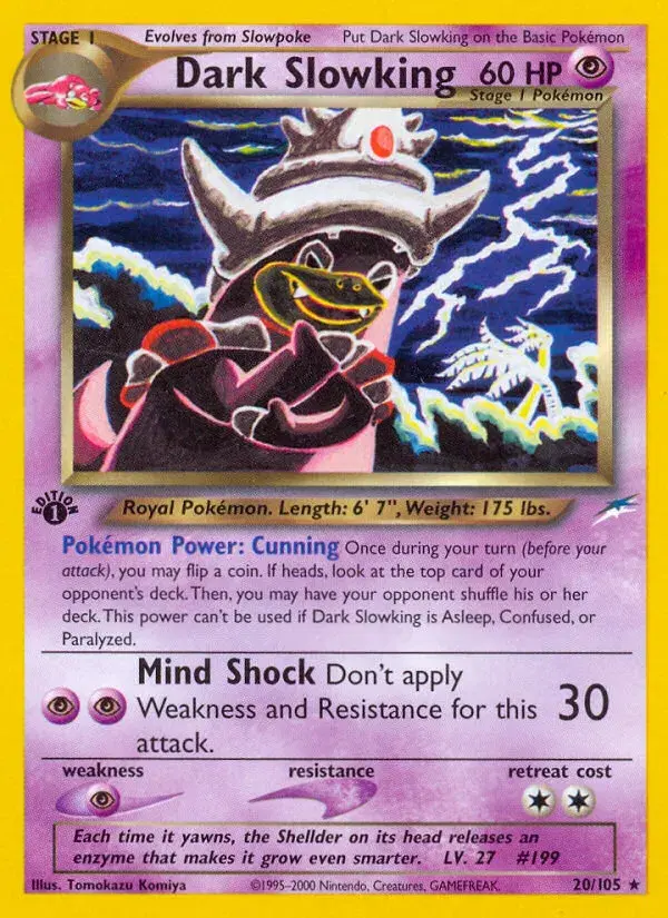 Dark Slowking Neo Destiny 20