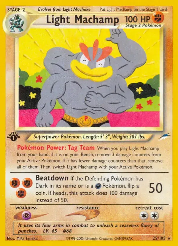 Light Machamp Neo Destiny 25