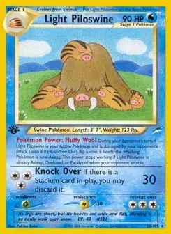 Light Piloswine Neo Destiny