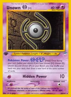 Unown [H] Neo Destiny