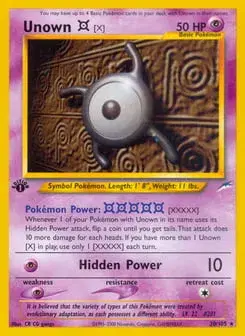 Unown [X] Neo Destiny
