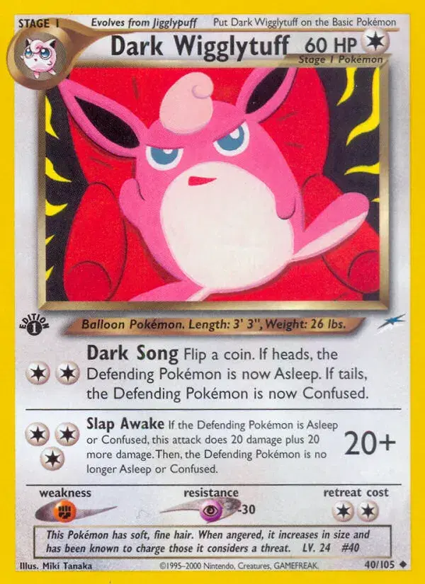Dark Wigglytuff Neo Destiny 40