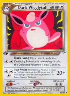 Dark Wigglytuff Neo Destiny