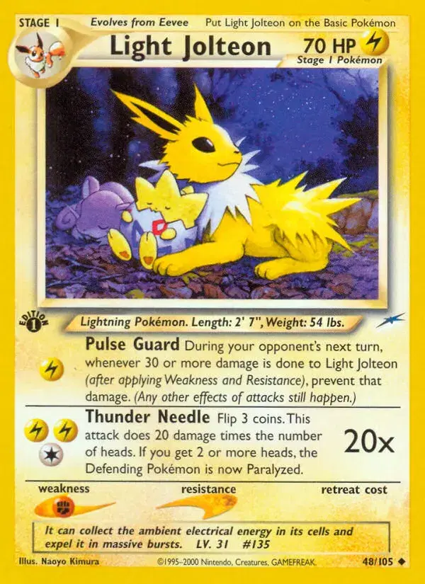 Light Jolteon Neo Destiny 48