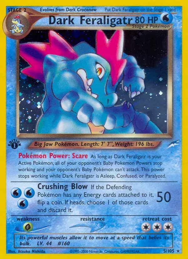 Dark Feraligatr Neo Destiny 5