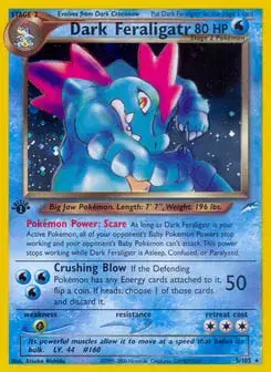 Dark Feraligatr Neo Destiny