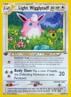 Light Wigglytuff Neo Destiny