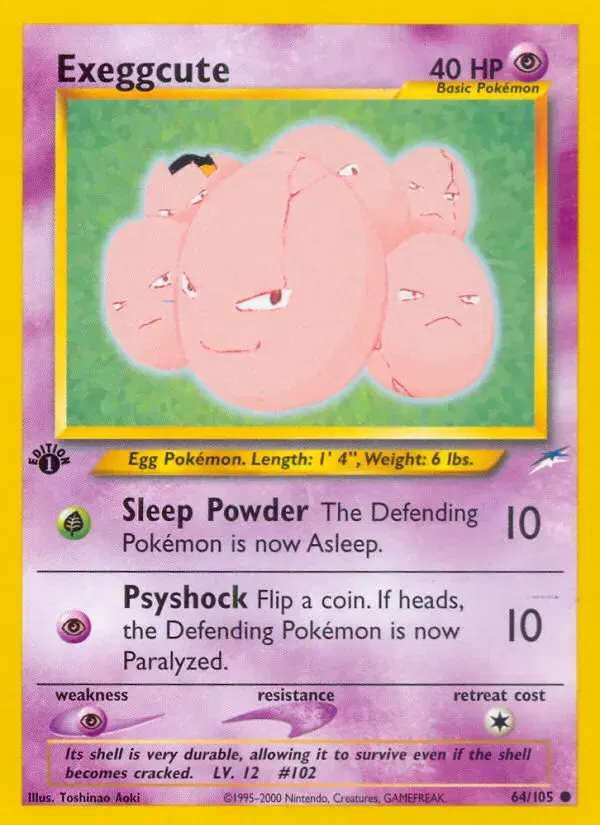 Exeggcute Neo Destiny 64