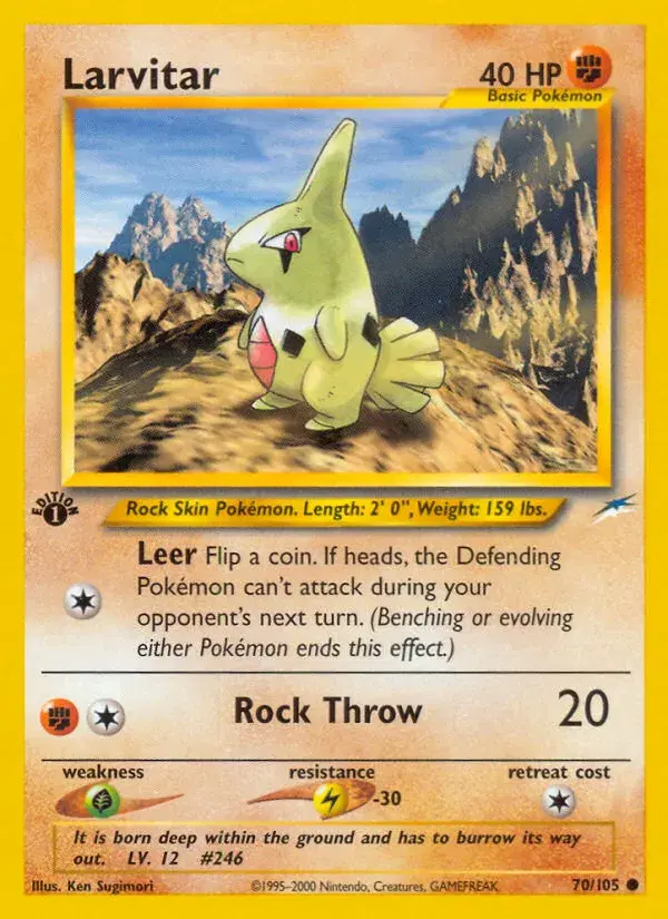 Larvitar Neo Destiny 70