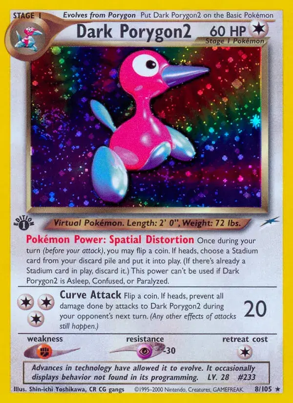 Dark Porygon2 Neo Destiny 8