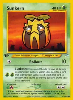 Sunkern Neo Destiny