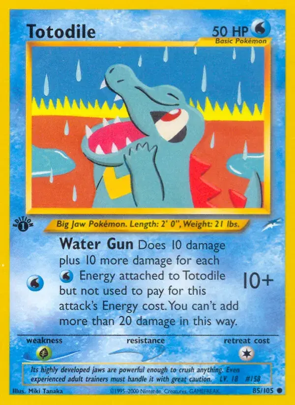 Totodile Neo Destiny 85