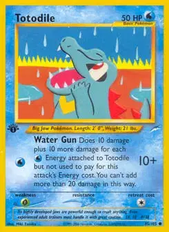 Totodile Neo Destiny