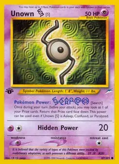 Unown [S] Neo Destiny