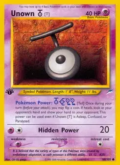 Unown [T] Neo Destiny