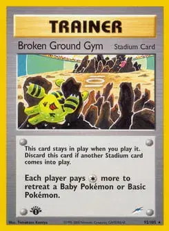 Broken Ground Gym Neo Destiny