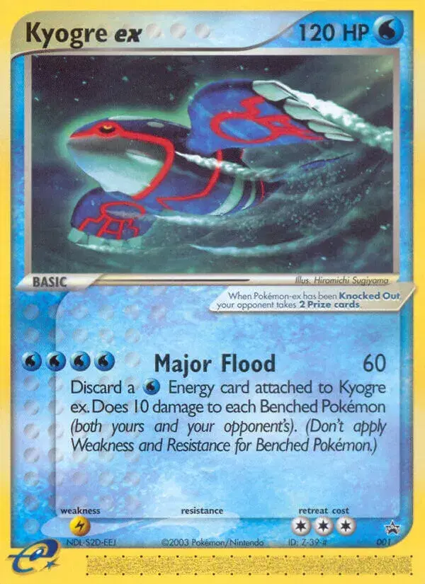 Kyogre ex Nintendo Black Star Promos 1