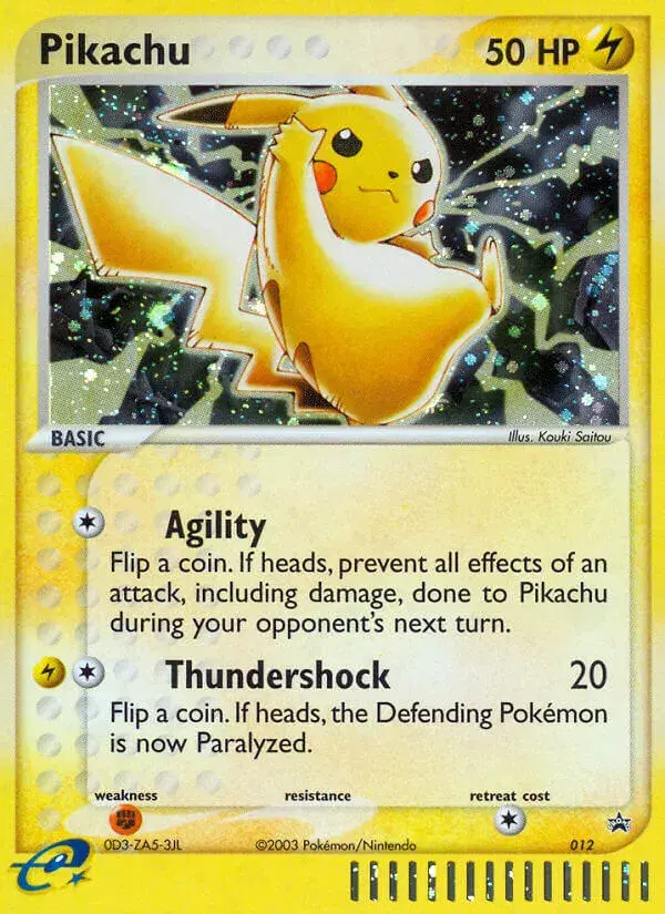 Pikachu Nintendo Black Star Promos 12