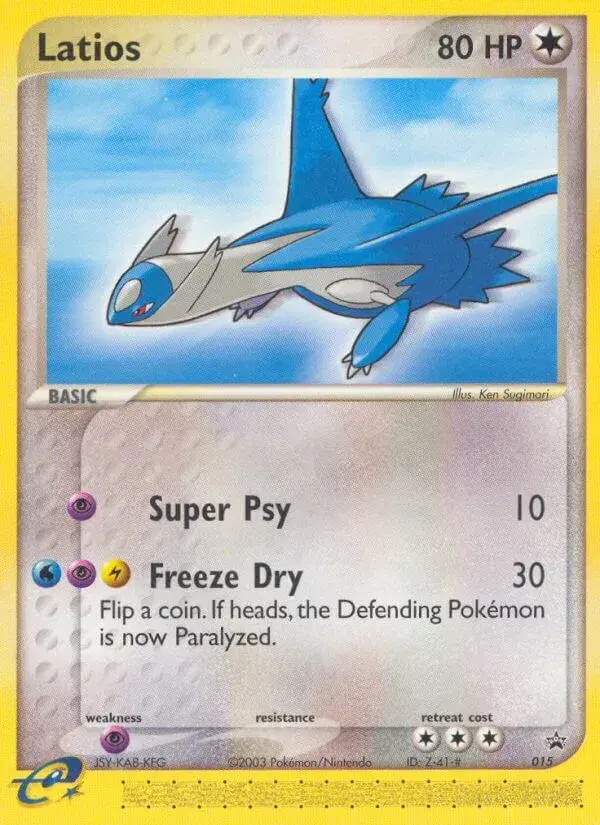 Latios Nintendo Black Star Promos 15