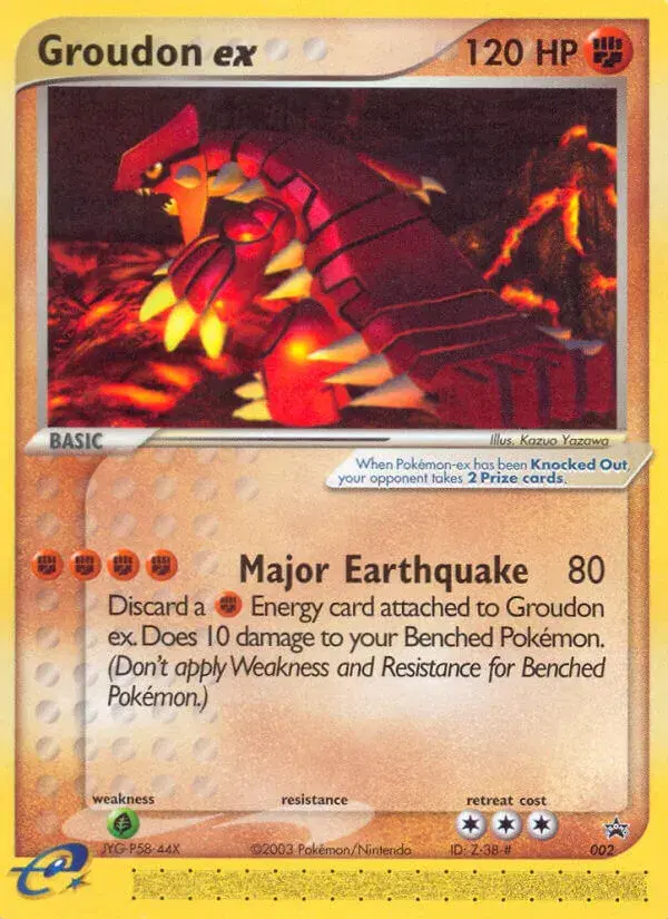 Groudon ex Nintendo Black Star Promos 2