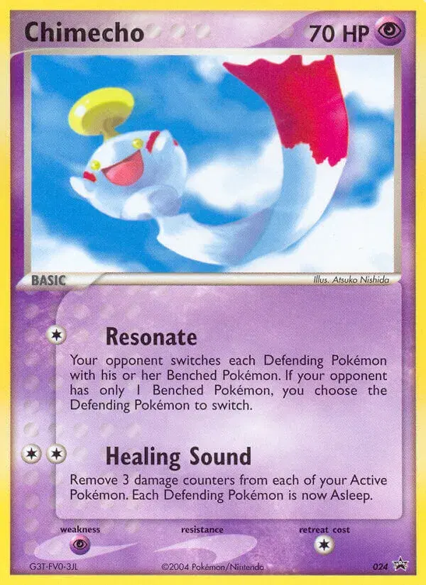 Chimecho Nintendo Black Star Promos 24