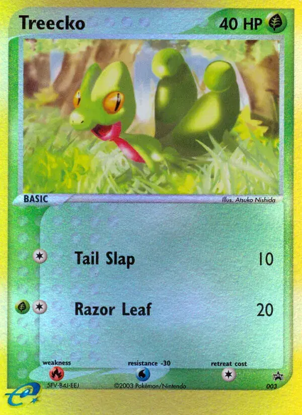Treecko Nintendo Black Star Promos 3