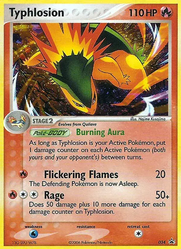 Typhlosion Nintendo Black Star Promos 34