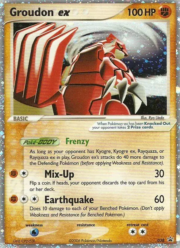 Groudon ex Nintendo Black Star Promos 38