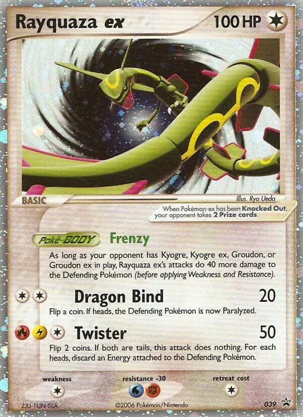 Rayquaza ex Nintendo Black Star Promos 39
