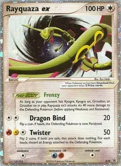 Rayquaza ex Nintendo Black Star Promos