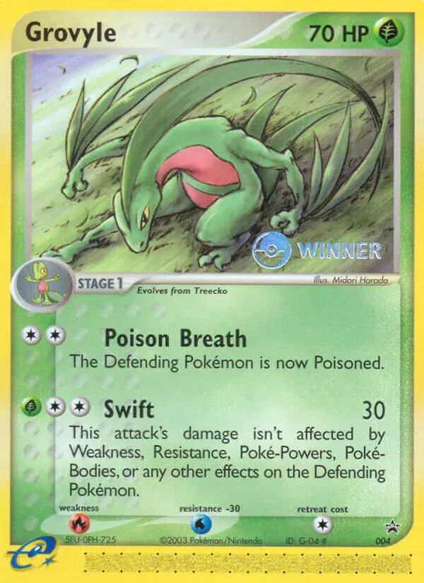 Grovyle Nintendo Black Star Promos 4