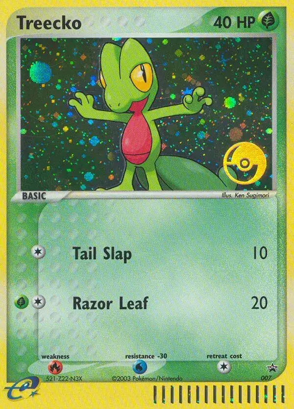 Treecko Nintendo Black Star Promos 7