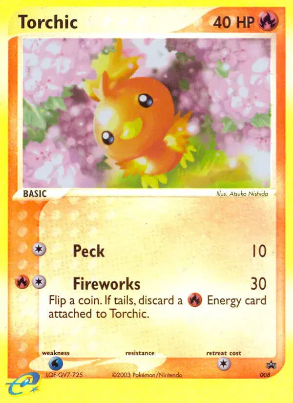 Torchic Nintendo Black Star Promos 8