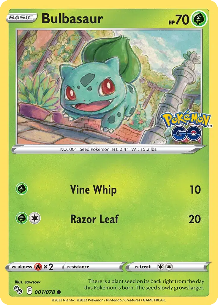 Bulbasaur Pokémon GO 1