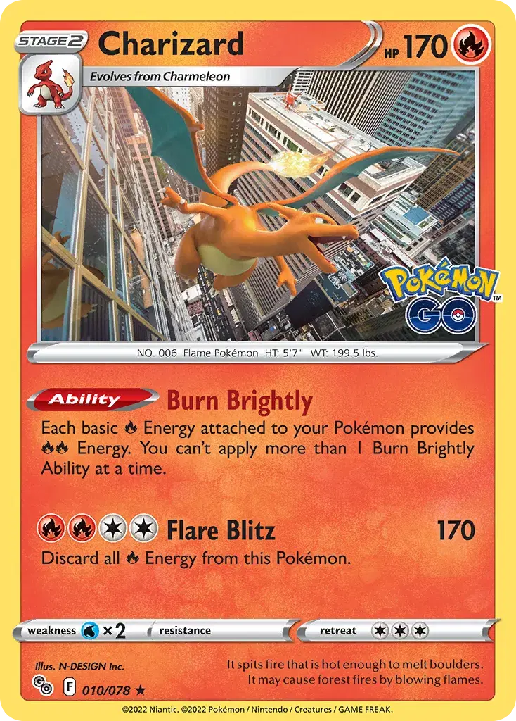 Charizard Pokémon GO 10
