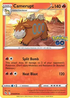 Camerupt Pokémon GO