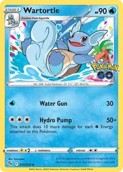 Wartortle Pokémon GO