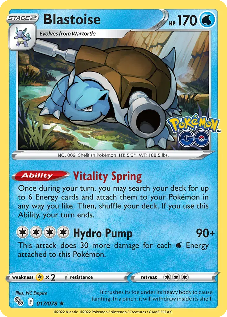 Blastoise Pokémon GO 17