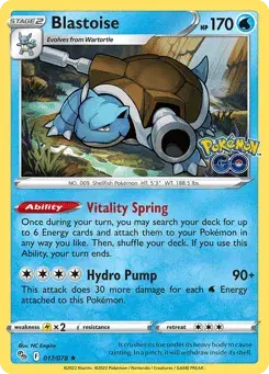 Blastoise Pokémon GO