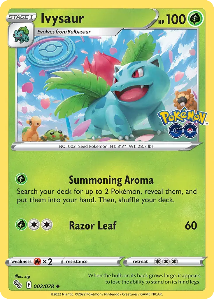 Ivysaur Pokémon GO 2