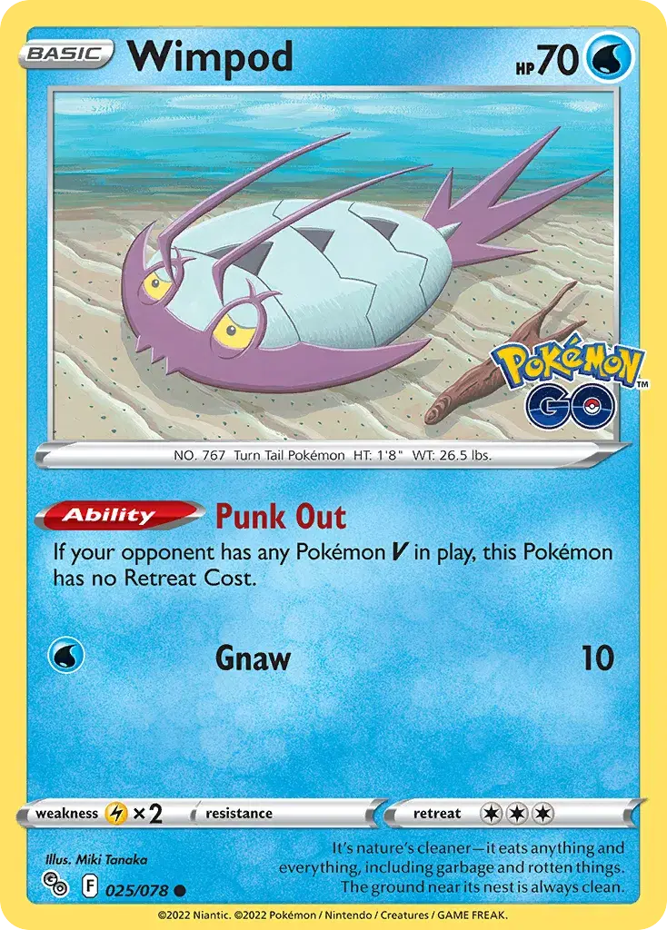 Wimpod Pokémon GO 25